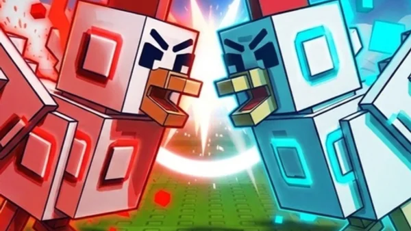 Grow a Chicken Fighter Roblox game banner